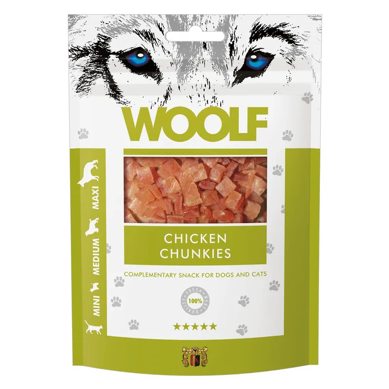 WOOLF chicken chunkies 100gr