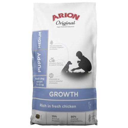 Arion Growth Puppy Chicken Medium 12Kg