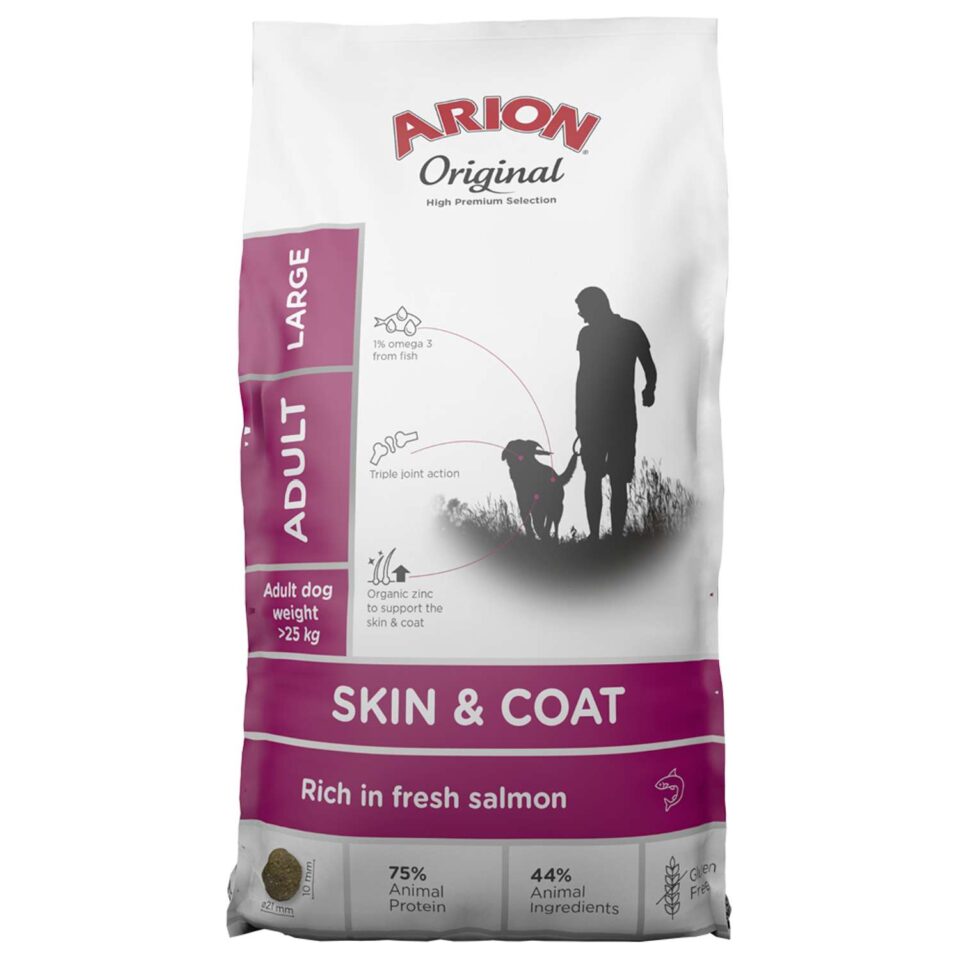 Arion Adult Lax Skin & Coat L 12Kg