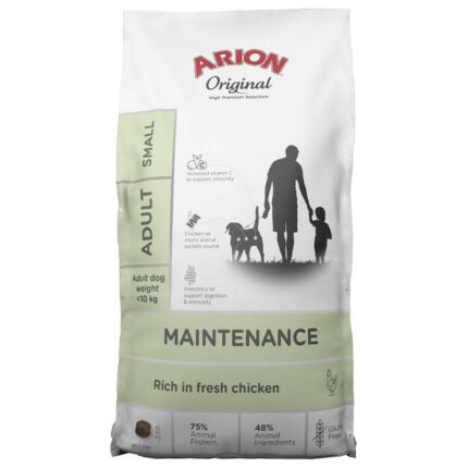 Arion Adult Small Breed Maintenance Chicken & Rice 7,5Kg
