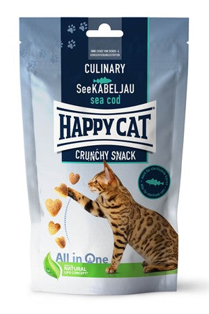HappyCat crunch torsk& ärtor 70gr