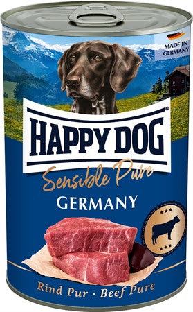Happydog Konserv, Germany, 100% Nötkött, 400gr