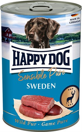 Happydog Konserv, Sweden, 100% Vilt 400 G
