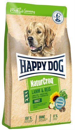 Happydog Hd Naturcroq, Lamm & Ris, 12 Kg