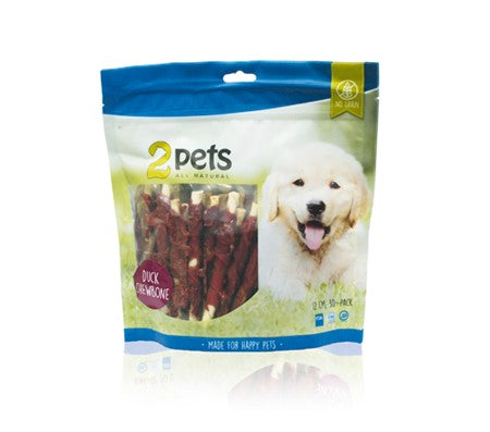 2pets Tuggpinne med ankfilé 12cm 30-pack, 400gr