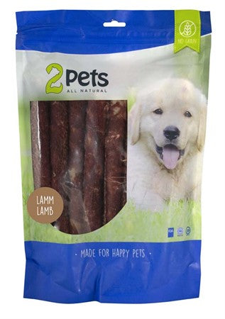 2pets Tuggrulle med lamm 28cm 12-pack XL, 1000gr