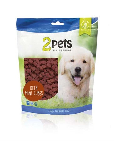 2pets Dogsnack Deer MiniCubes 400gr