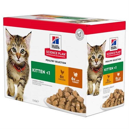 SP Hills Kitten Chicken & Turkey 12x85g