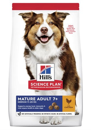 SP Hills Canine Mature Medium Chicken Adult 7+ 14kg
