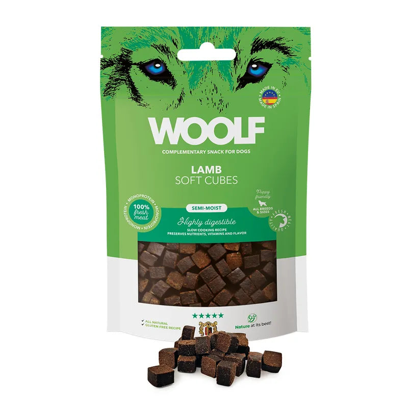 WOOLF Lamb soft cubes 100gr