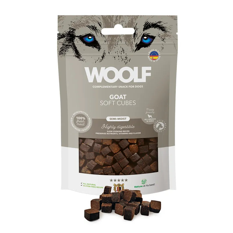 Woolf Soft Cubes Goat 100gr