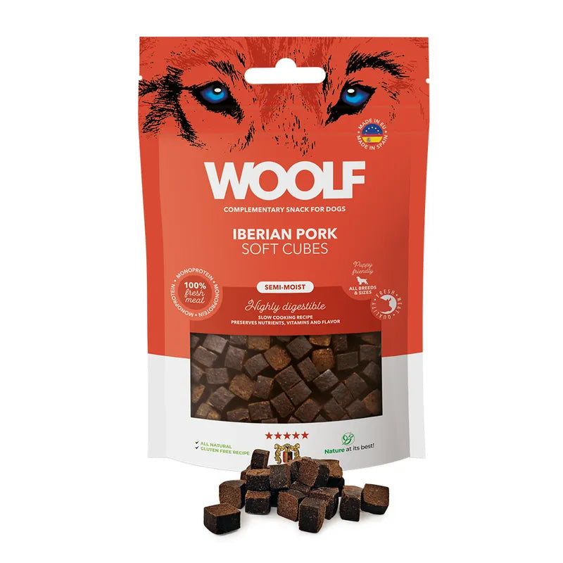 Woolf Soft Cubes Iberien pork 100gr