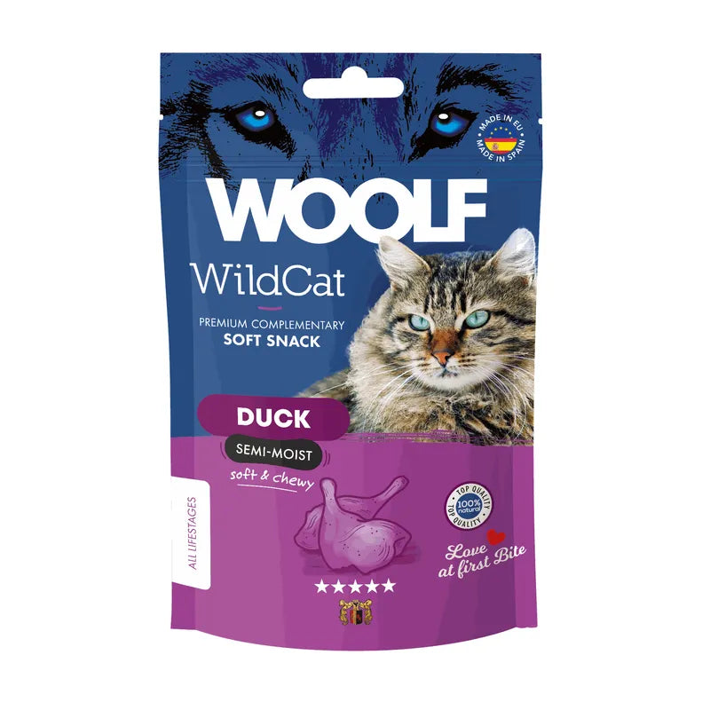 WOOLF Wildcat Duck semi-moist 50gr
