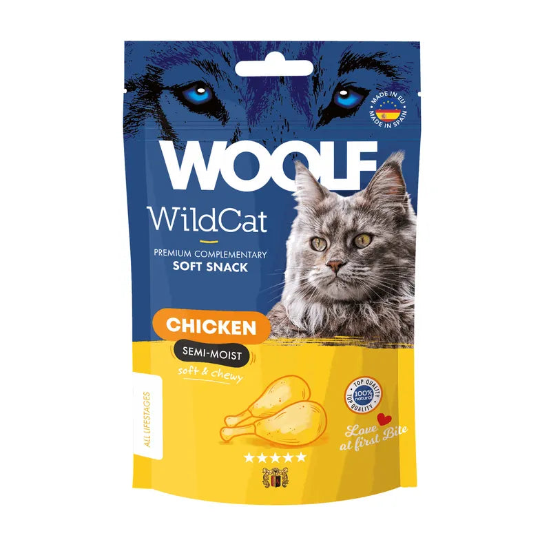 WOOLF Wildcat chicken semi-moist 50gr
