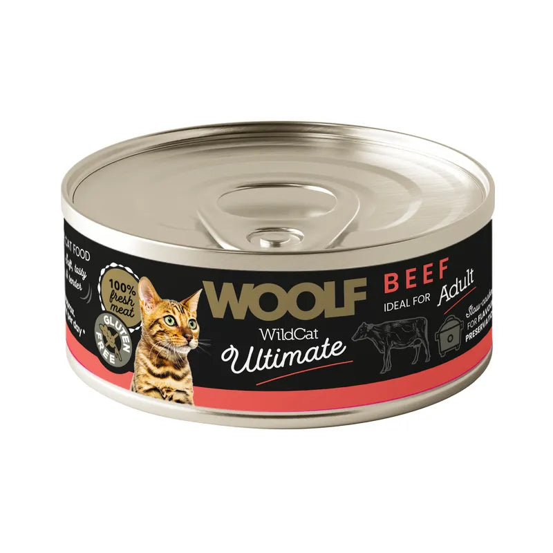 Woolf wildcat beef pate 85gr