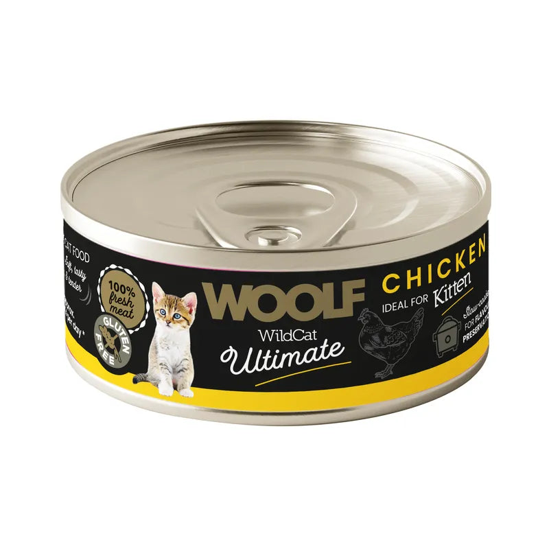 Woolf kitten chicken pate 85gr