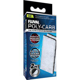 Kol/Polyester filterpatron passar Fluval U2