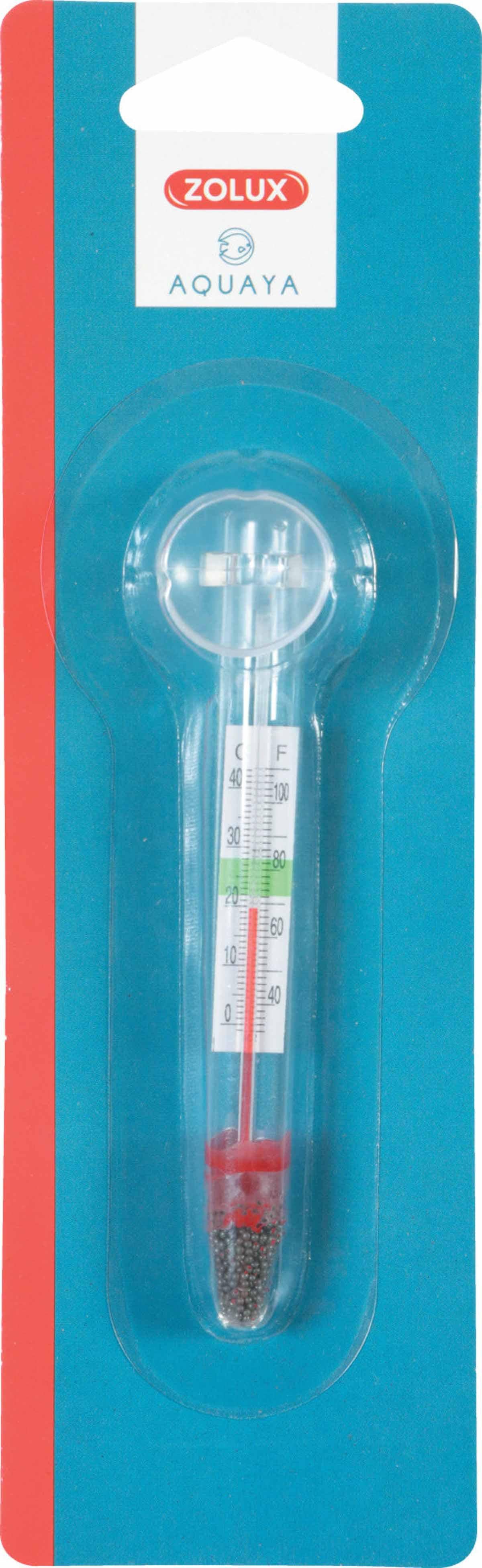 Zolux Termometer glas med sugkopp
