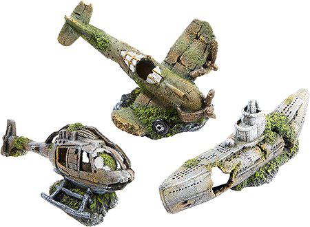 Vrak Ubåt, Flygplan& Helikopter 13.5-18.5Cm