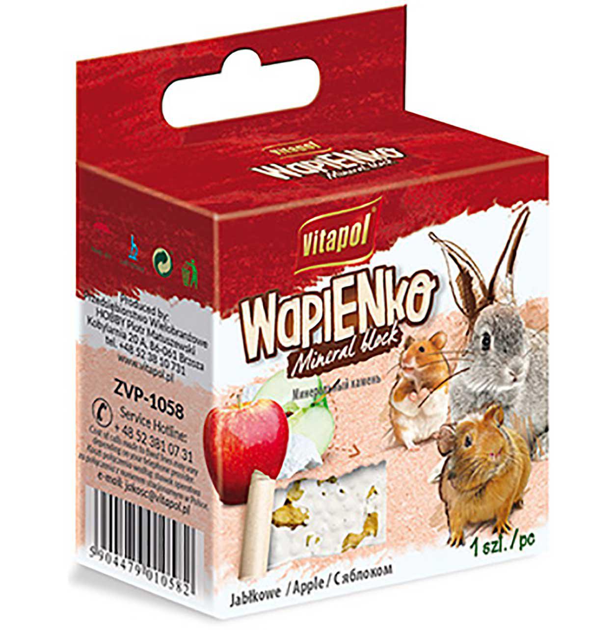 Vitapol Mineralstengnagare Äpple 40Gr