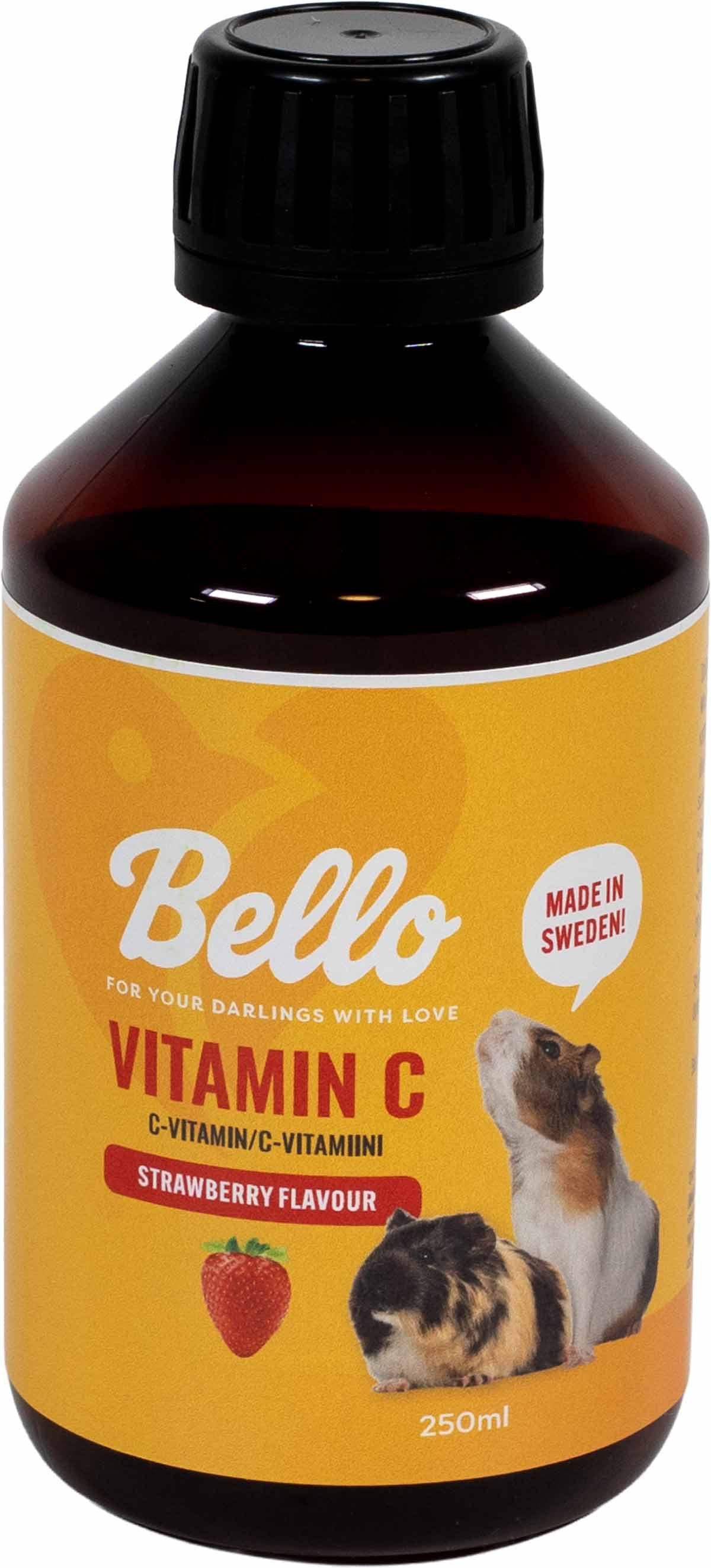 C-vitamin för marsvin med jordgubbssmak 100ml