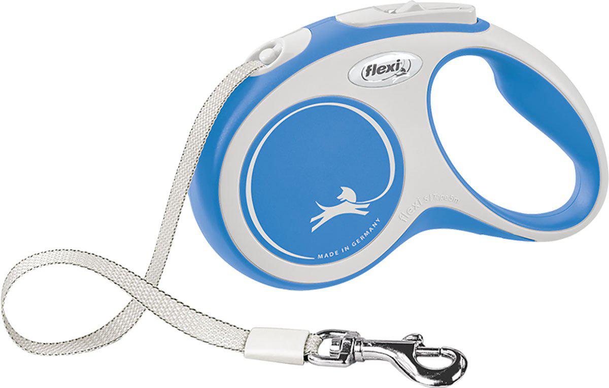 Flexi Koppel New Comfort S 5M Band Blå Max 15 Kg