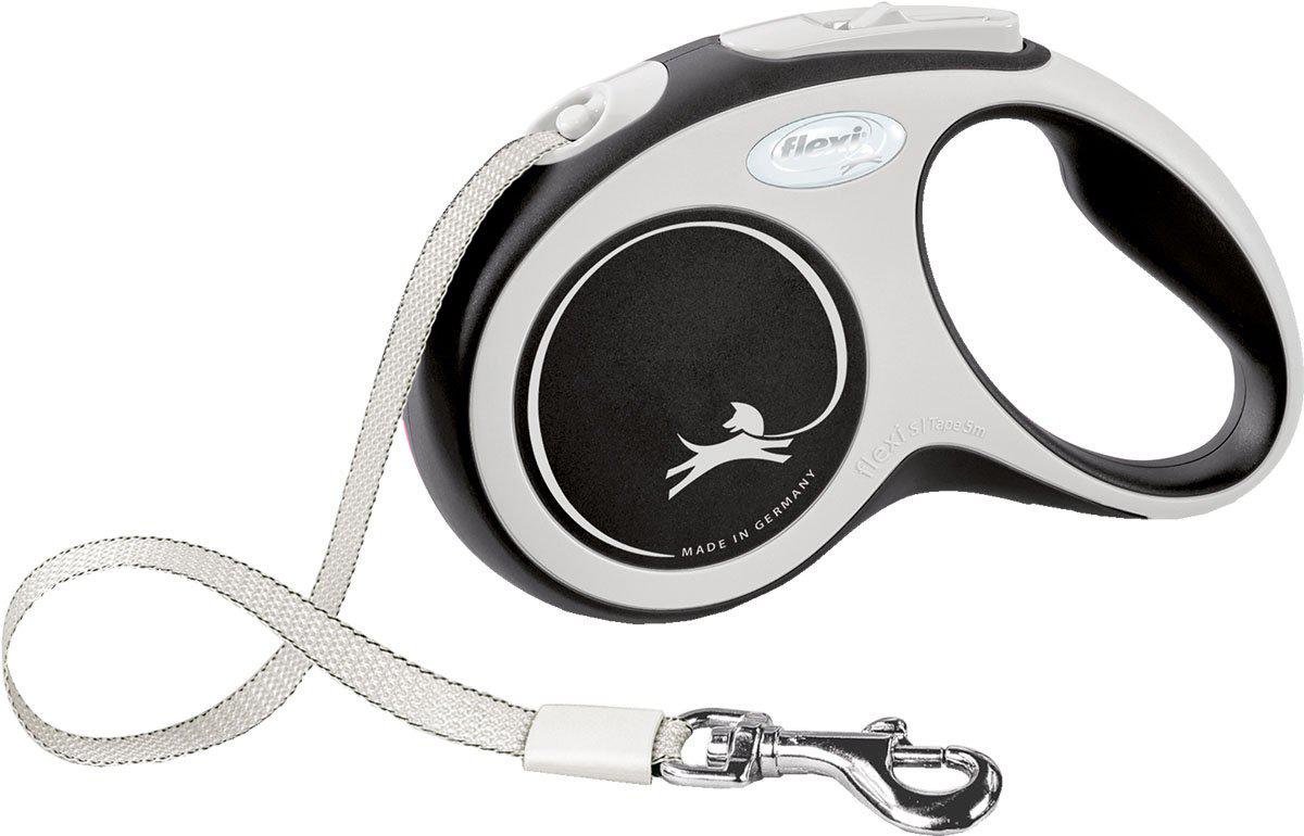 Flexi Koppel New Comfort S 5M Band Svart 15Kg
