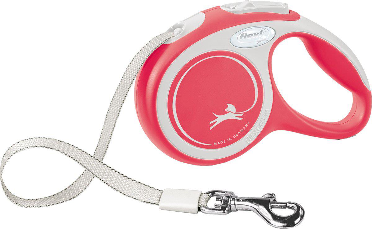 Flexi Koppel New Comfort Xs 3M Band Rödmax 12Kg