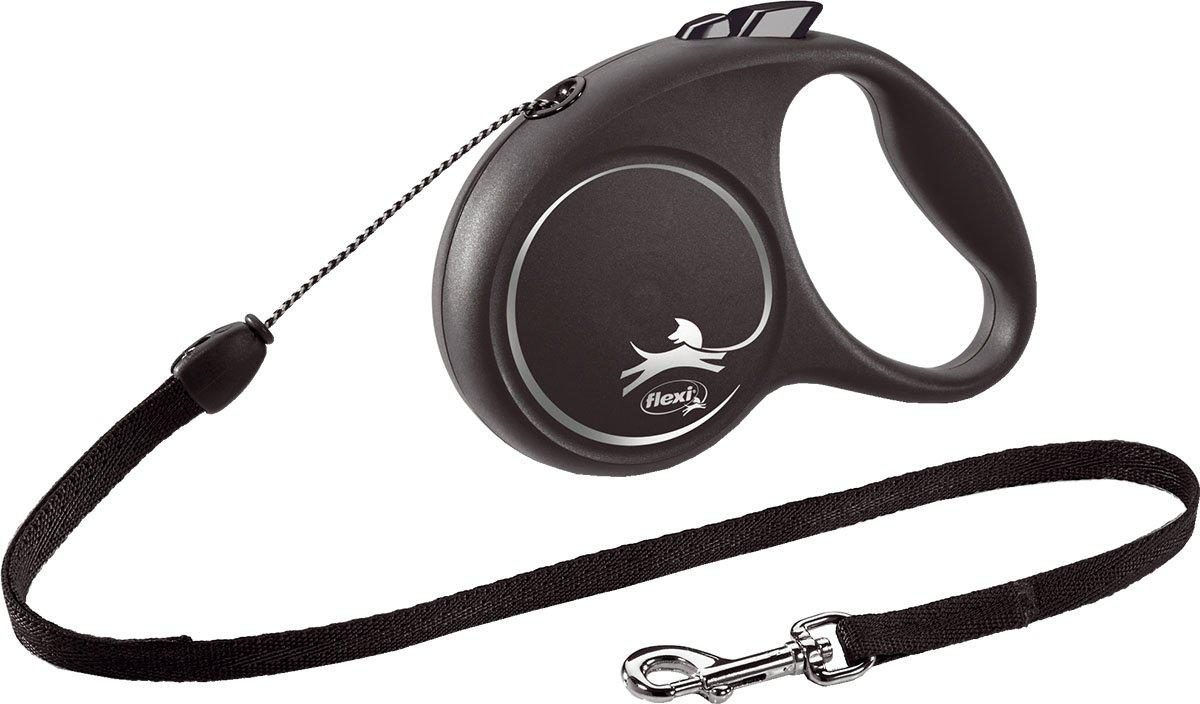Flexi Koppel Black Design S 5M Lina Svart Max12Kg