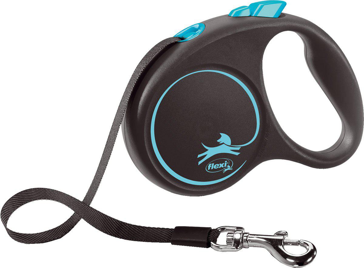 Flexi Koppel Black Design S 5M Band Blåmax15Kg