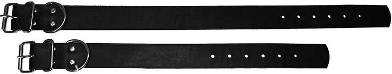 Alac Halsband Lädersvart 40Mmx45Cm