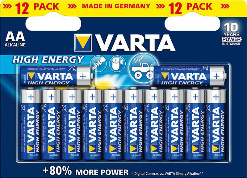 Varta Batteri Aa 12St (Lr 6)