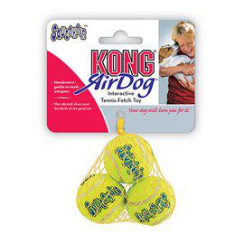 Kong Airdog Squeakair Tennisboll 3Pack Xs 4Cm