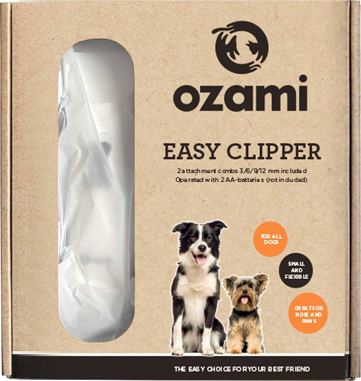 Klippmaskin Easy Clipper 3/6/9/12Mm 2Xaa Batteri Ingår Ej