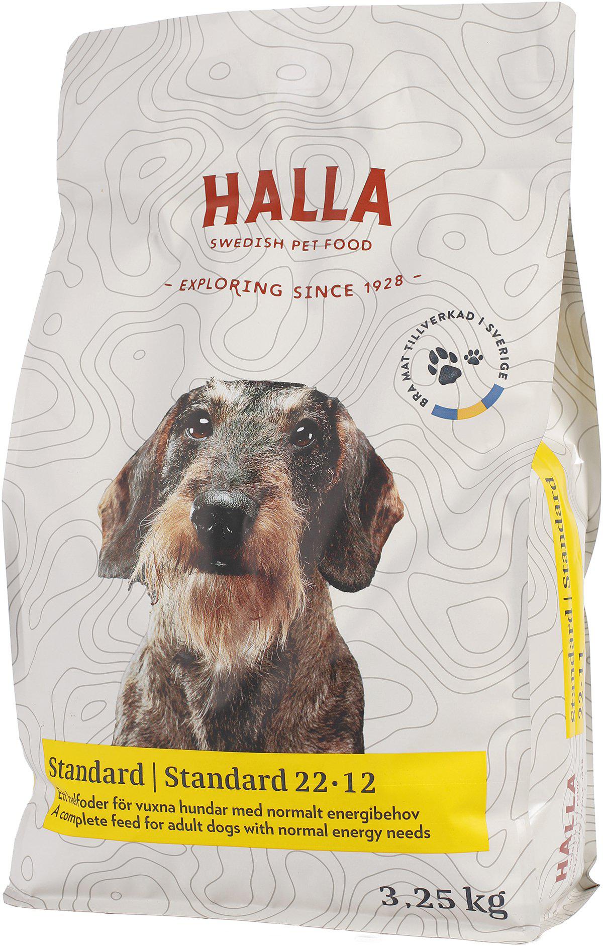 Hundfoder Halla Standard 22-12 3,25Kg