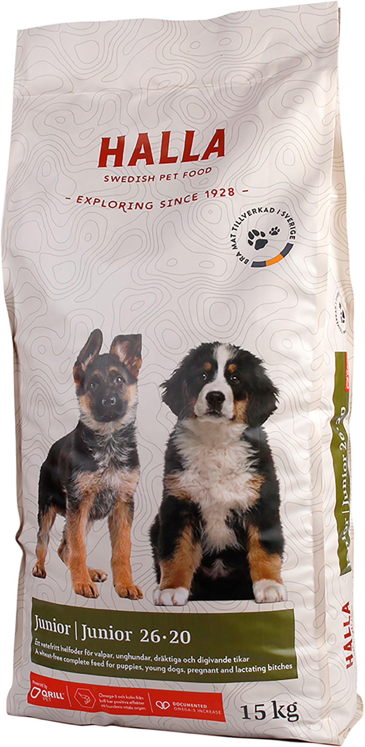 Hundfoder Halla Junior 26-20 15Kg