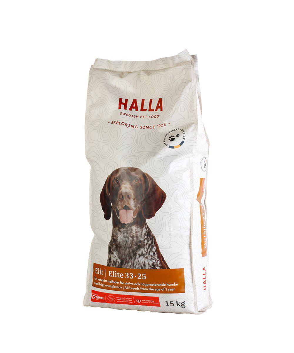 Hundfoder Halla Elit 33-25 15Kg