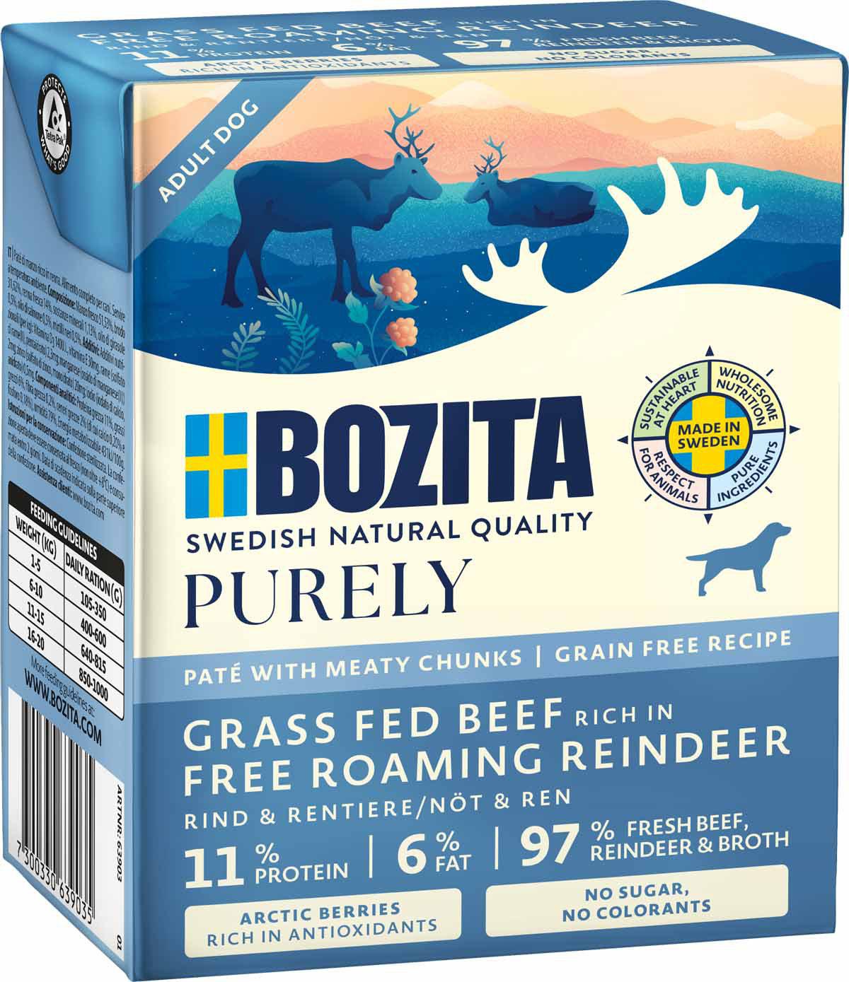 BOZITA NATURALS PURELY Grass feed 370GR