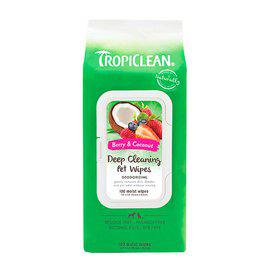 Tropiclean Deep Cleaning Wipes 100St