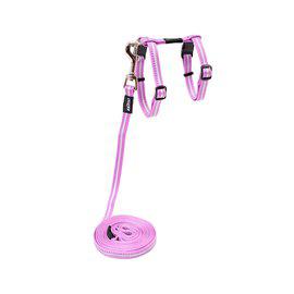 Rogz Alleycat Sele Med Koppel S Ljus Lila 11mm