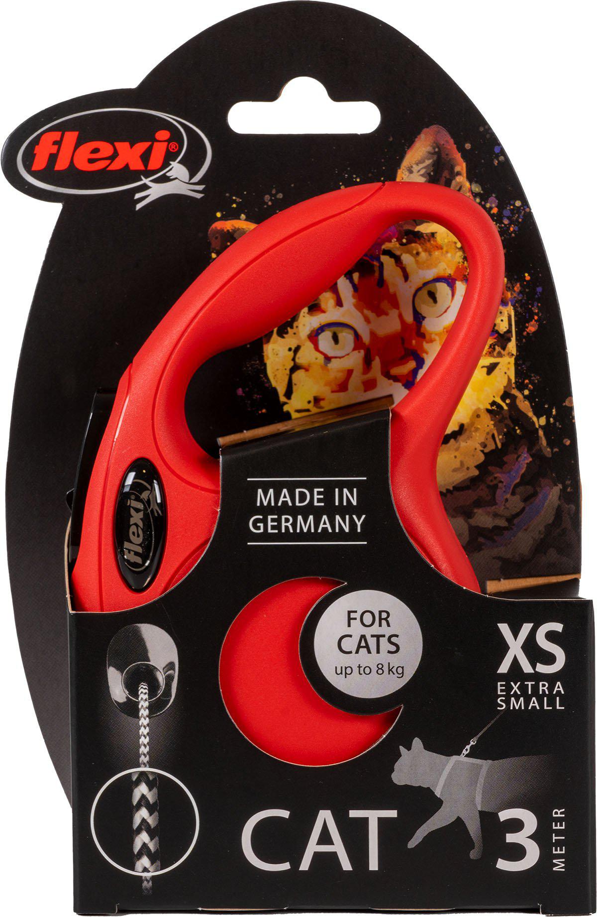 Flexi Koppel New Classic X-Small 3M Lina Rödmax 8Kg