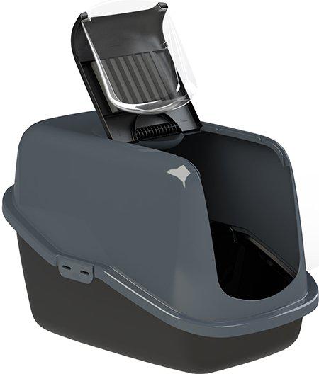 Peewee Ecohus Svart/Antracitgrå 56X39X38.5Cm