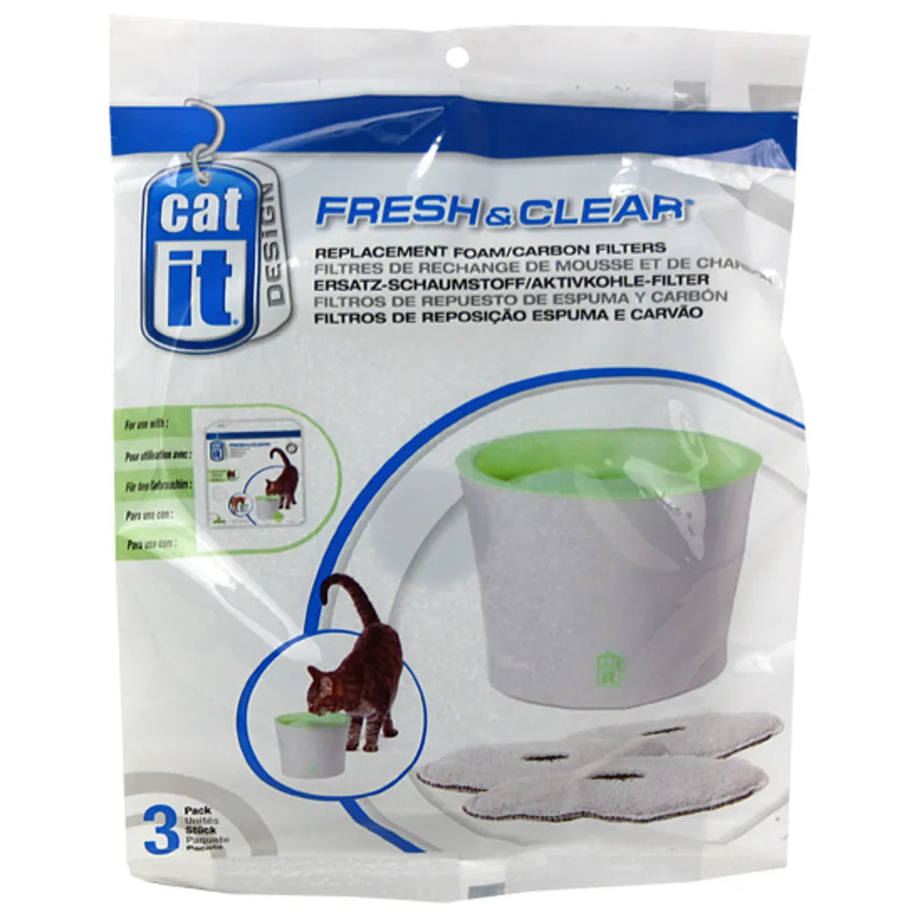 Kolfilter passar till Catit Fresh&Clear 3l 3-pack