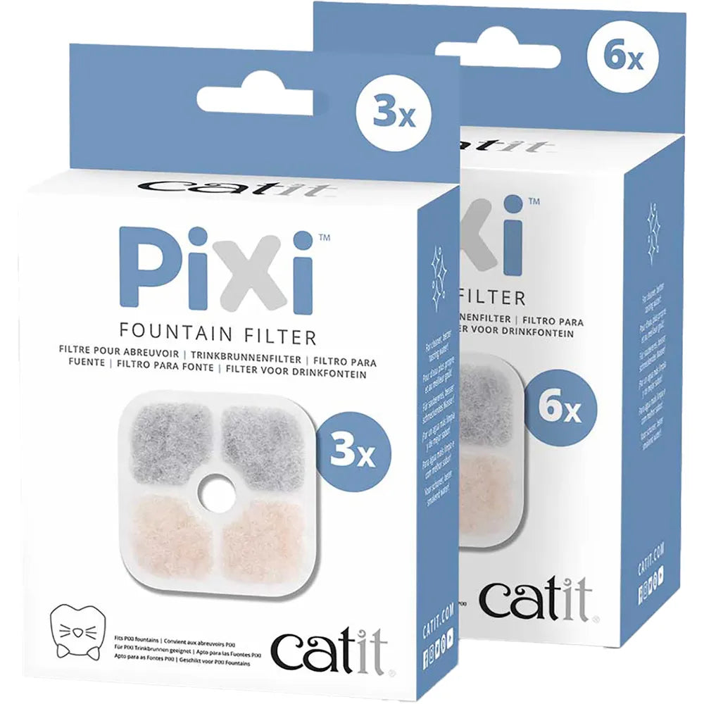 Kolfilter passar till Pixi vattenfontän Catit 3-pack