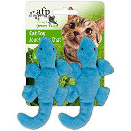 Green Rush Gecko Med Catnip 6Cm Mix Färg