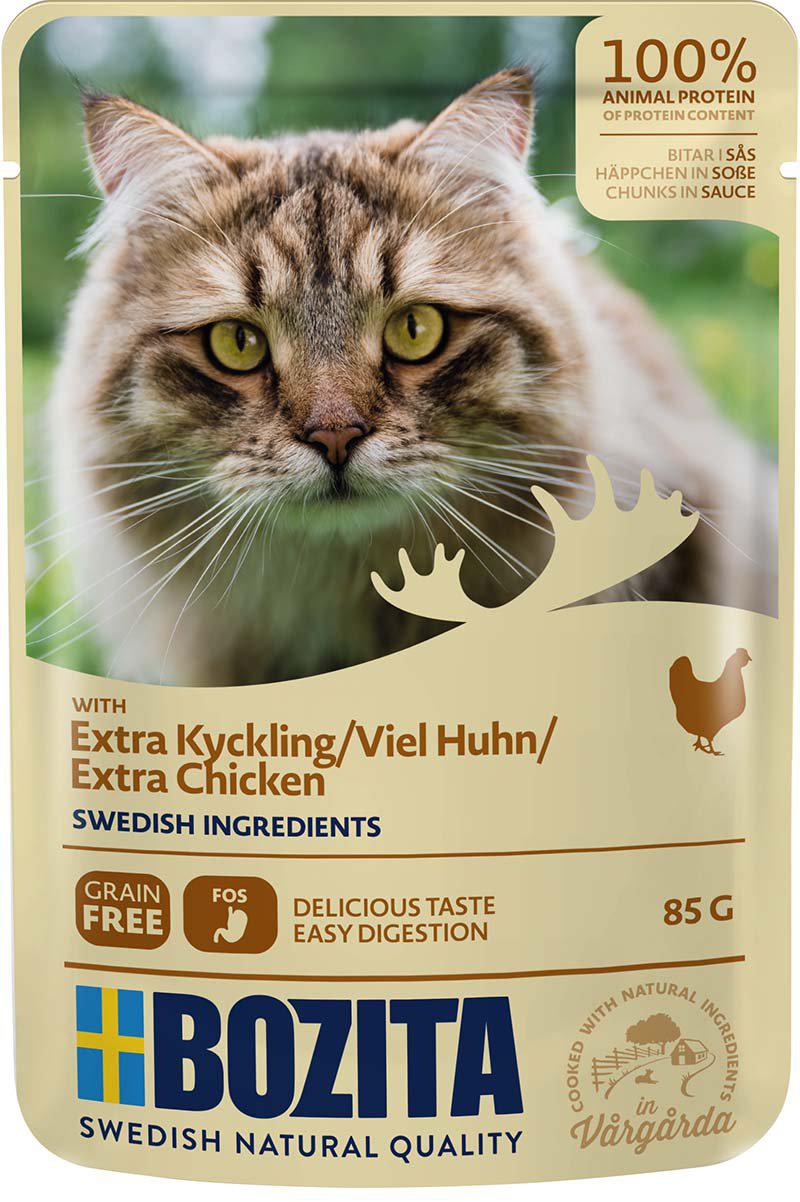 BOZITA FELINE EXTRAKYCKLING I SÅS POUCH85GR