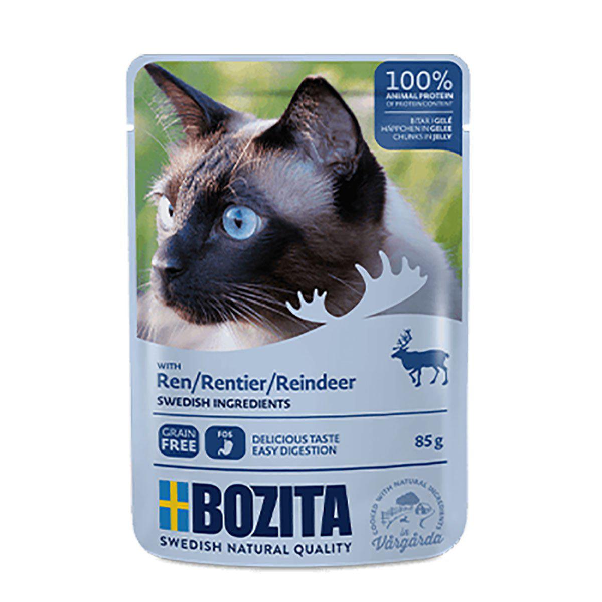 BOZITA FELINE REN IGELÉ POUCH 85GR