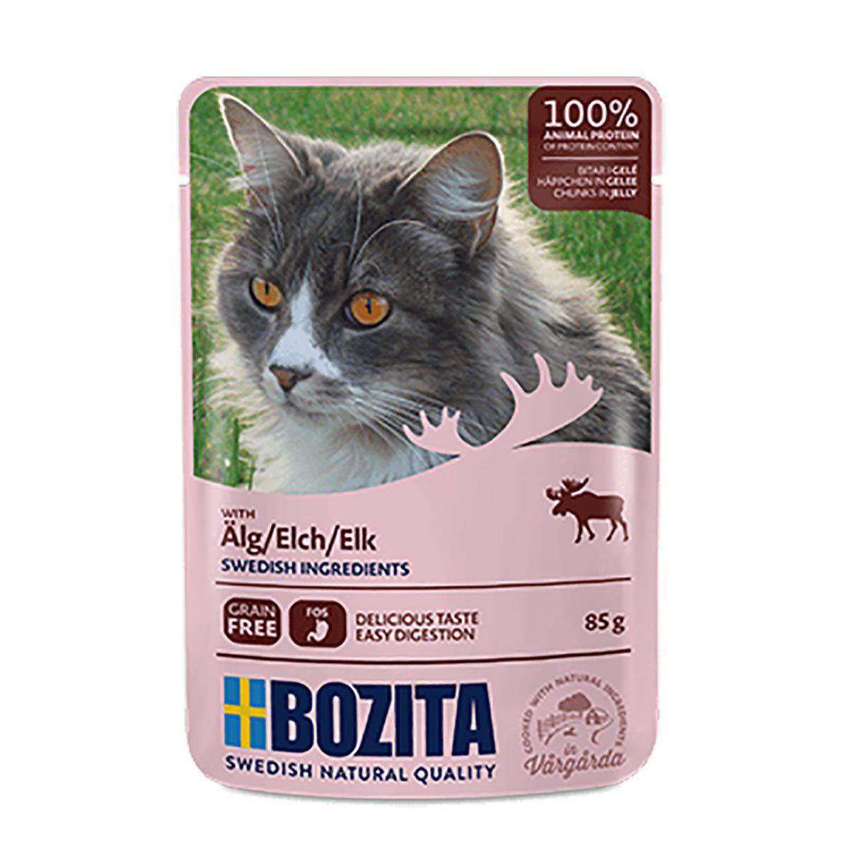 BOZITA FELINE FELINE ÄLG I GELÉ POUCH 85GR
