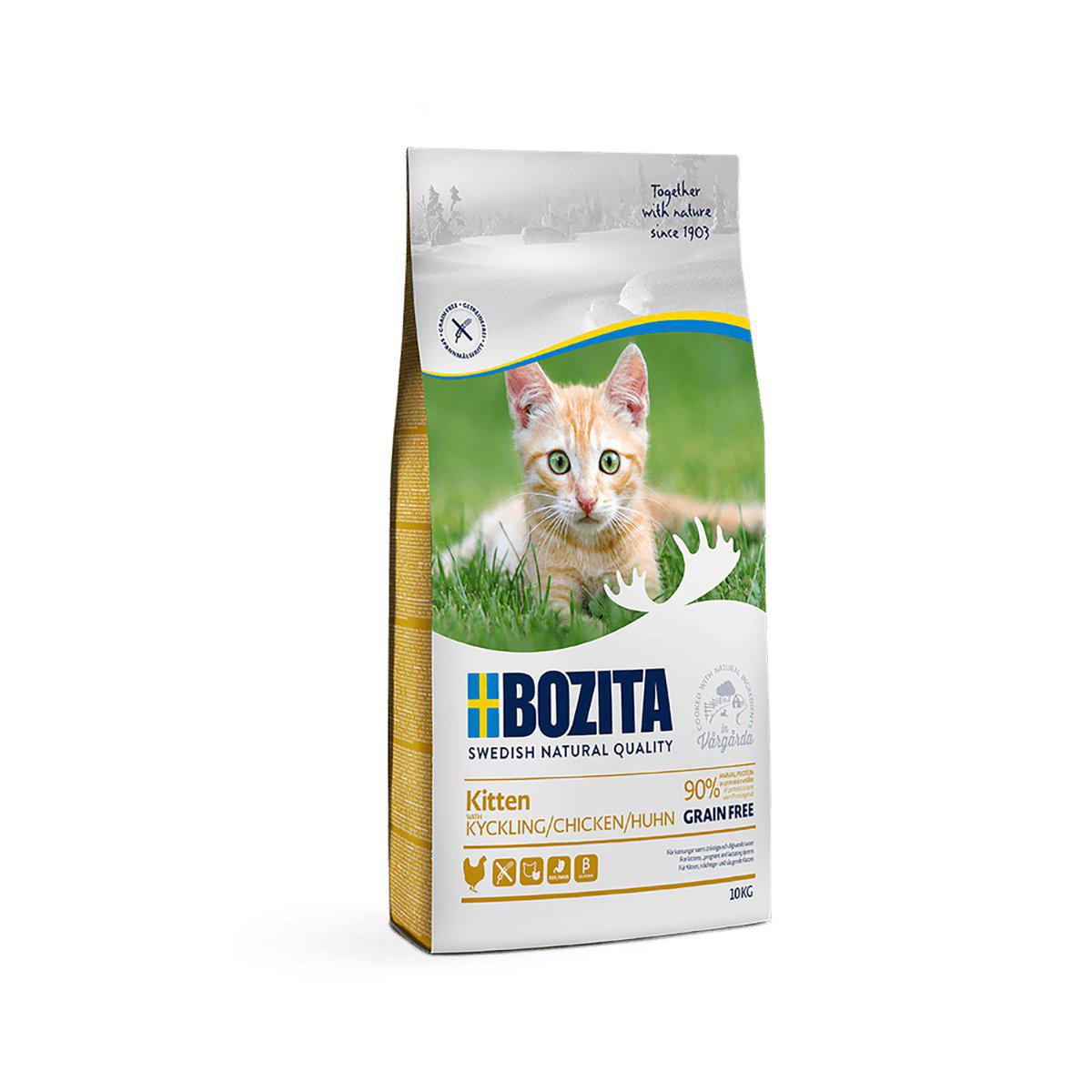 BOZITA KITTEN GRAINFREE CHICKEN 10KG