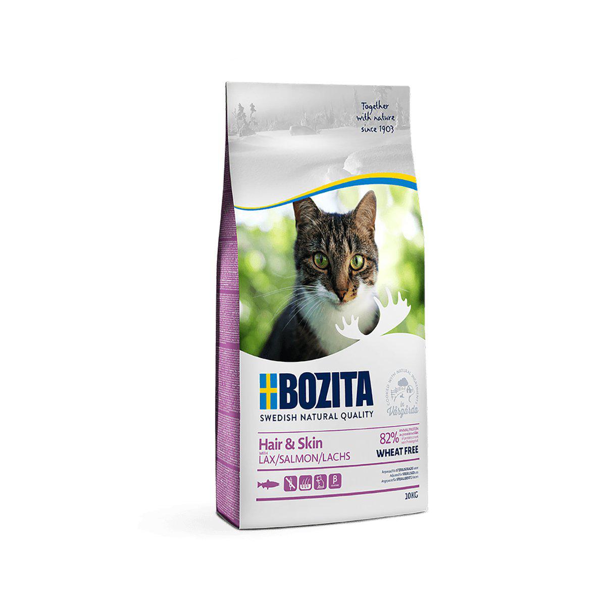 BOZITA HAIR & SKIN WHEAT FREE SALMON 10KG